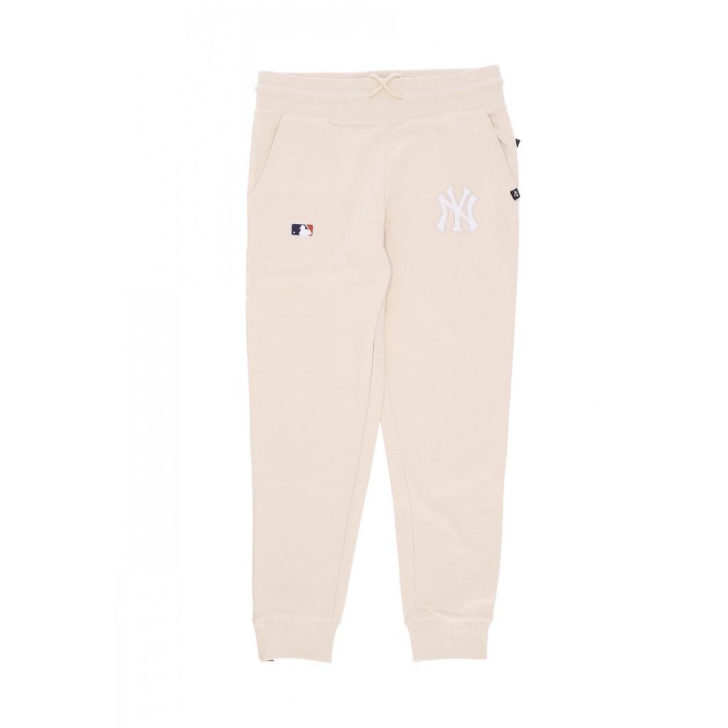 pantalone tuta leggero uomo mlb embroidery helix pants neyyan OAT MILK