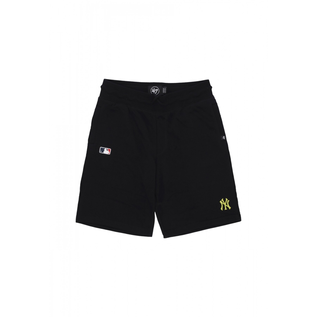 pantalone corto tuta uomo mlb base runner emb helix shorts neyyan JET BLACK