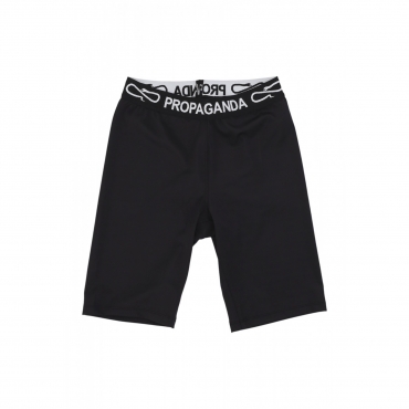 pantaloncino ciclista donna w logo short leggings BLACK