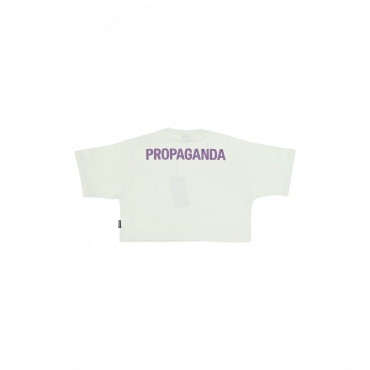 maglietta corta donna w logo crop top tee ICEBERG