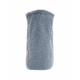 Gilet in pelliccia sintetica blu