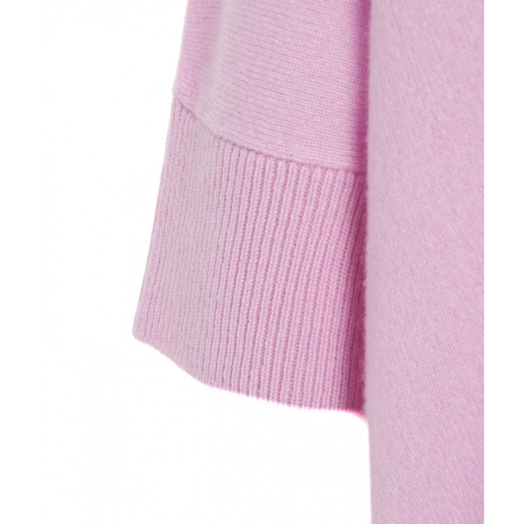 Maglione in cachemire rosa antico