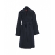 Cappotto in lana vergine Tigre blu scuro