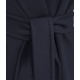 Cappotto in lana vergine Tigre blu scuro
