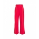Pantaloni a vita alta rosso