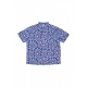 camicia manica corta uomo resorio shirt DOVE BLUE
