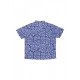 camicia manica corta uomo resorio shirt DOVE BLUE