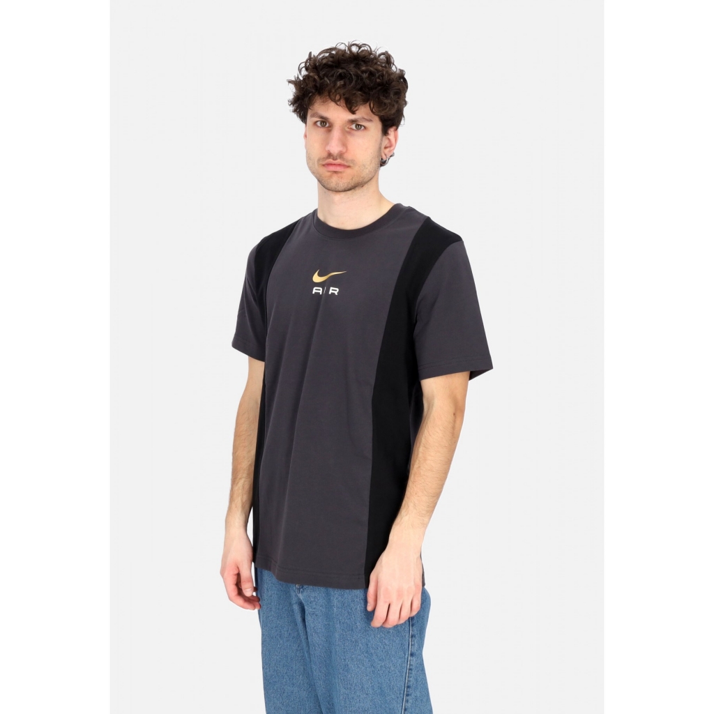 maglietta uomo sportswear air top DK SMOKE GREY/BLACK