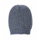Beanie in maglia blu