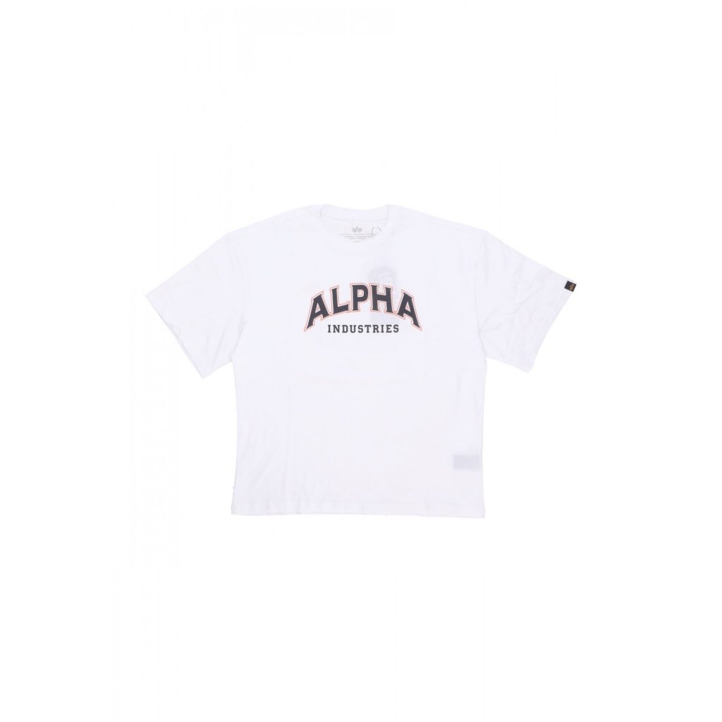 maglietta uomo college tee WHITE