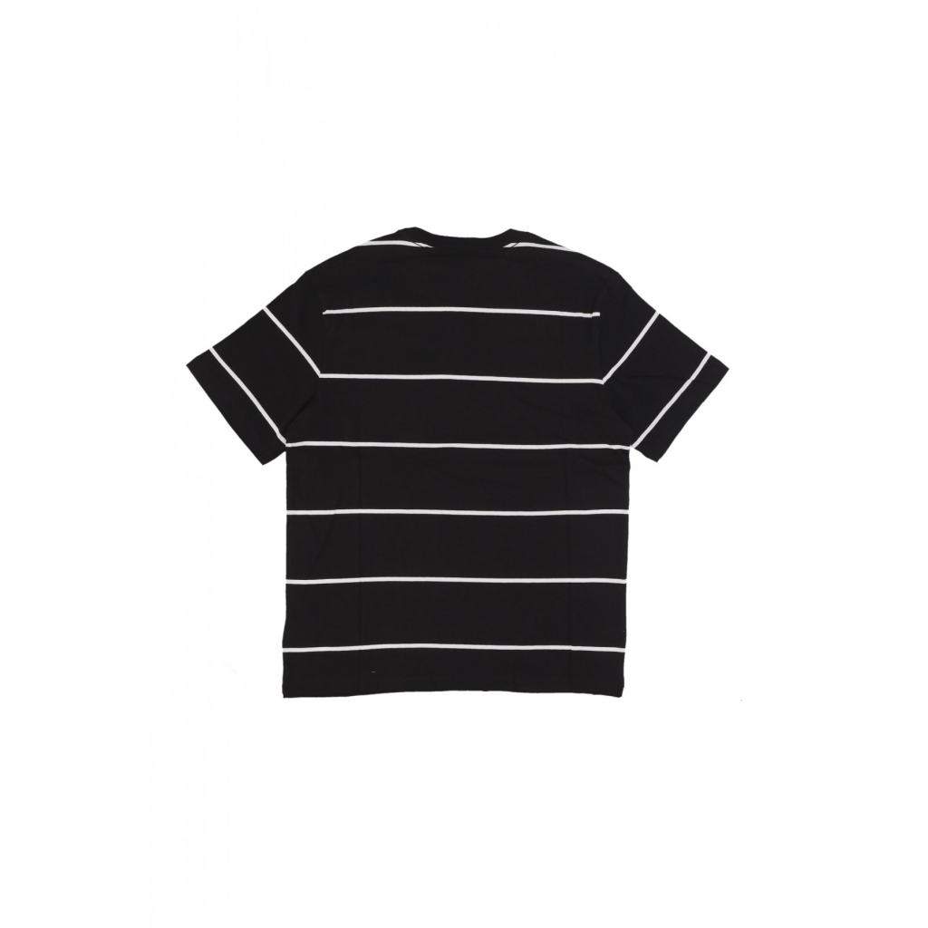 maglietta uomo basic pocket label tee BLACK/WHITE STRIPES