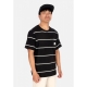 maglietta uomo basic pocket label tee BLACK/WHITE STRIPES