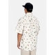 camicia manica corta uomo dirty s/s shirt x smokey bear EGRET