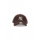 cappellino visiera curva uomo mlb clean up neyyan BROWN/WHITE