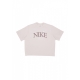 maglietta donna w sportswear classic boxy tee LT OREWOOD BRN