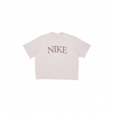 maglietta donna w sportswear classic boxy tee LT OREWOOD BRN