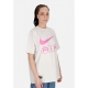 maglietta donna w sportswear air bf tee PHOTON DUST/PLAYFUL PINK