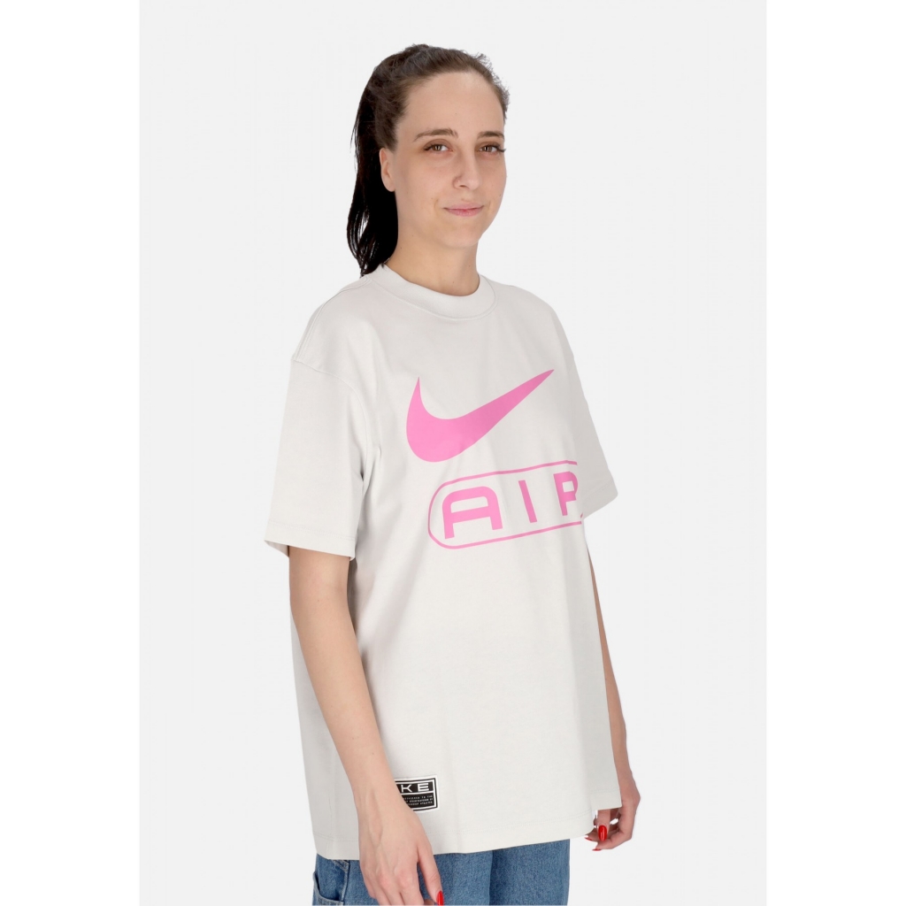 maglietta donna w sportswear air bf tee PHOTON DUST/PLAYFUL PINK
