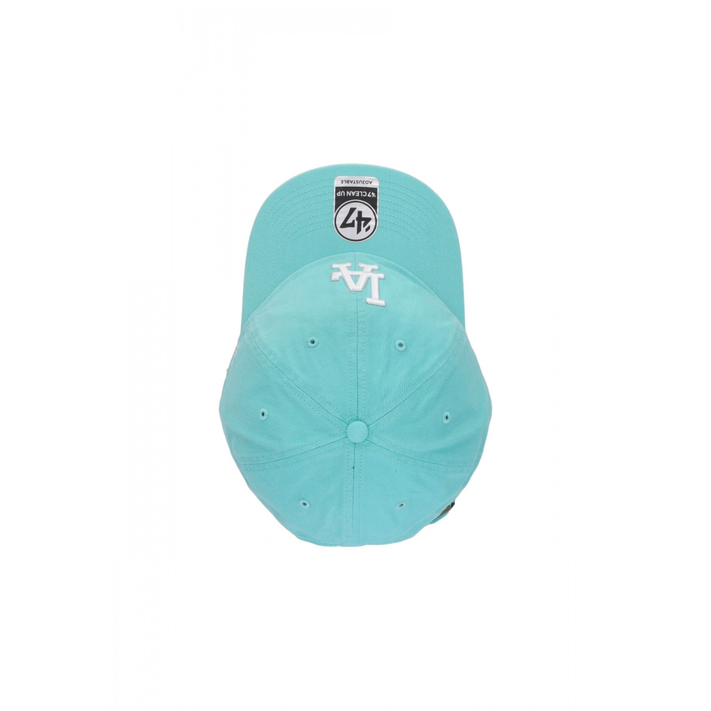 cappellino visiera curva uomo mlb clean up losdod TURQUOISE