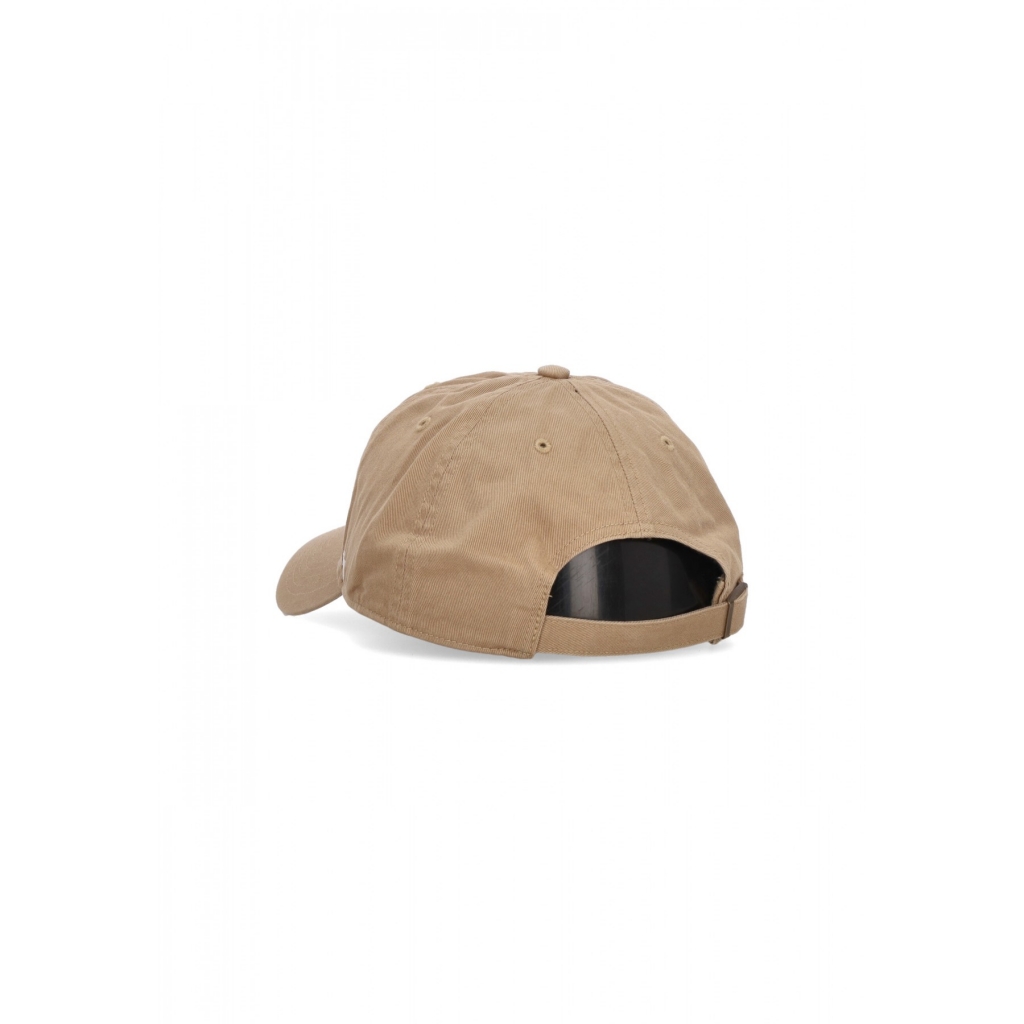 cappellino visiera curva uomo mlb clean up neyyan KHAKI/WHITE
