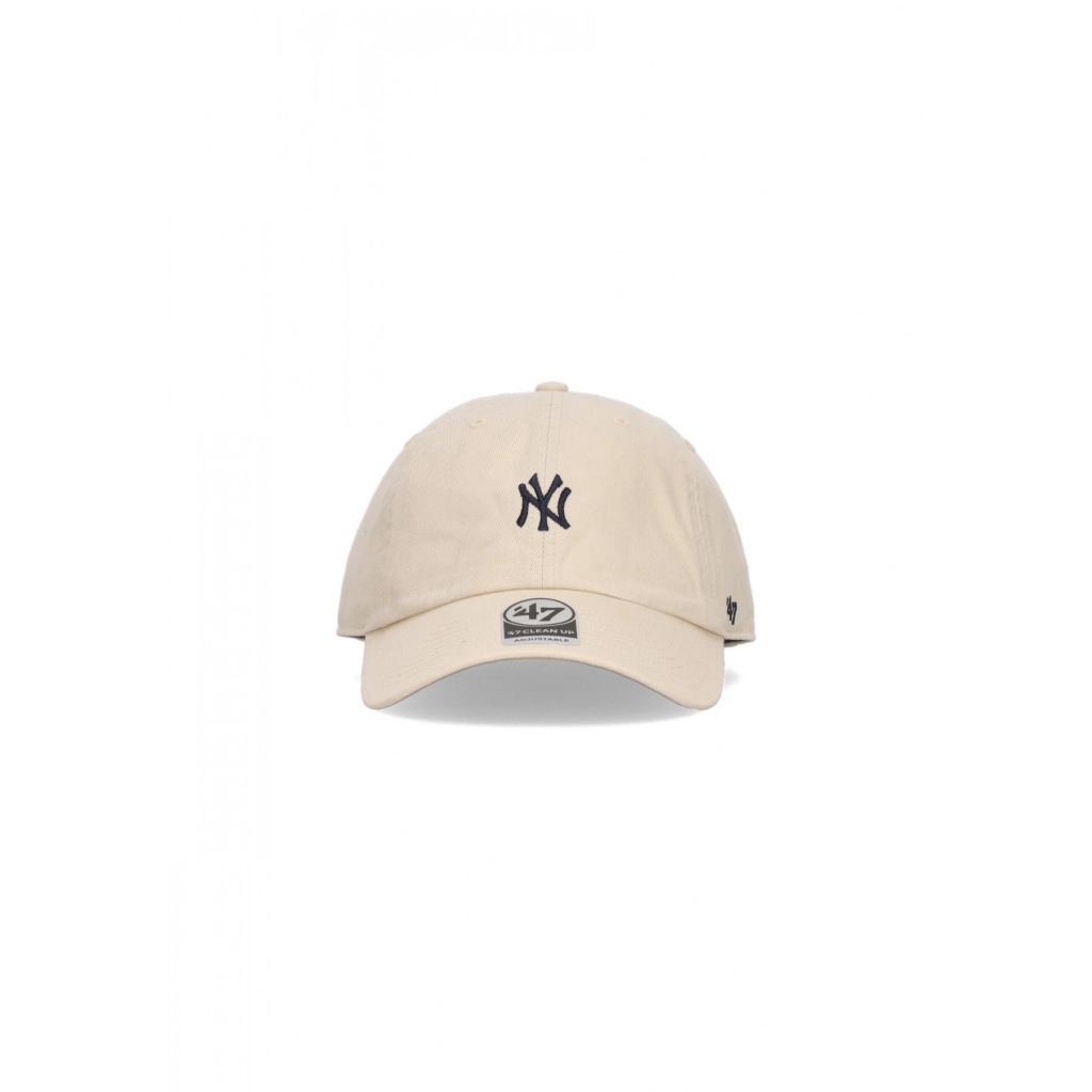 cappellino visiera curva uomo mlb clean up neyyan NATURAL/BLACK