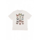 maglietta uomo butterflies tee x smokey bear EGRET