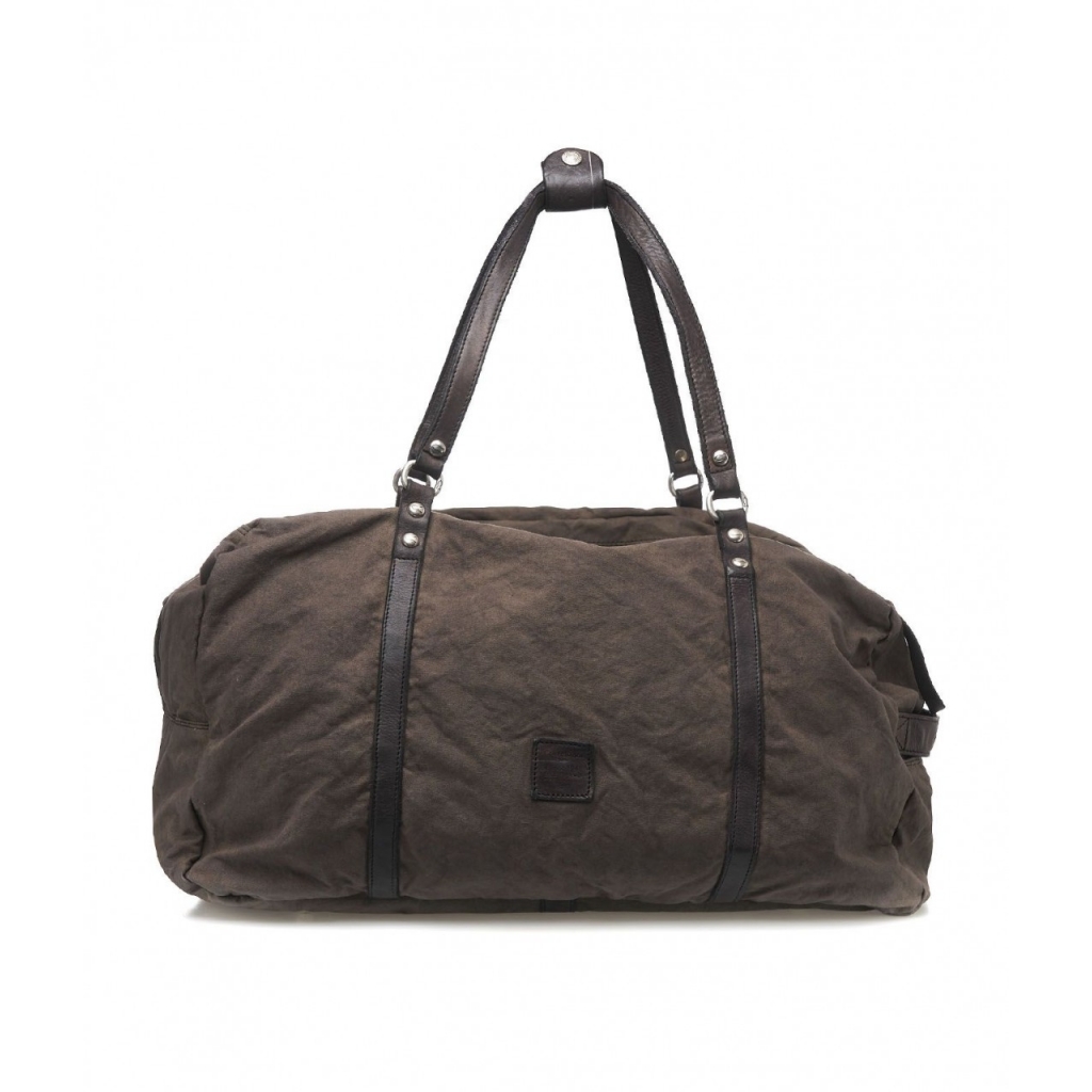 Borsa da viaggio in tela grigio