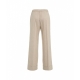 Pantaloni palazzo con coulisse beige