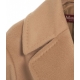 Cappotto in lana vergine Tigre Cammello