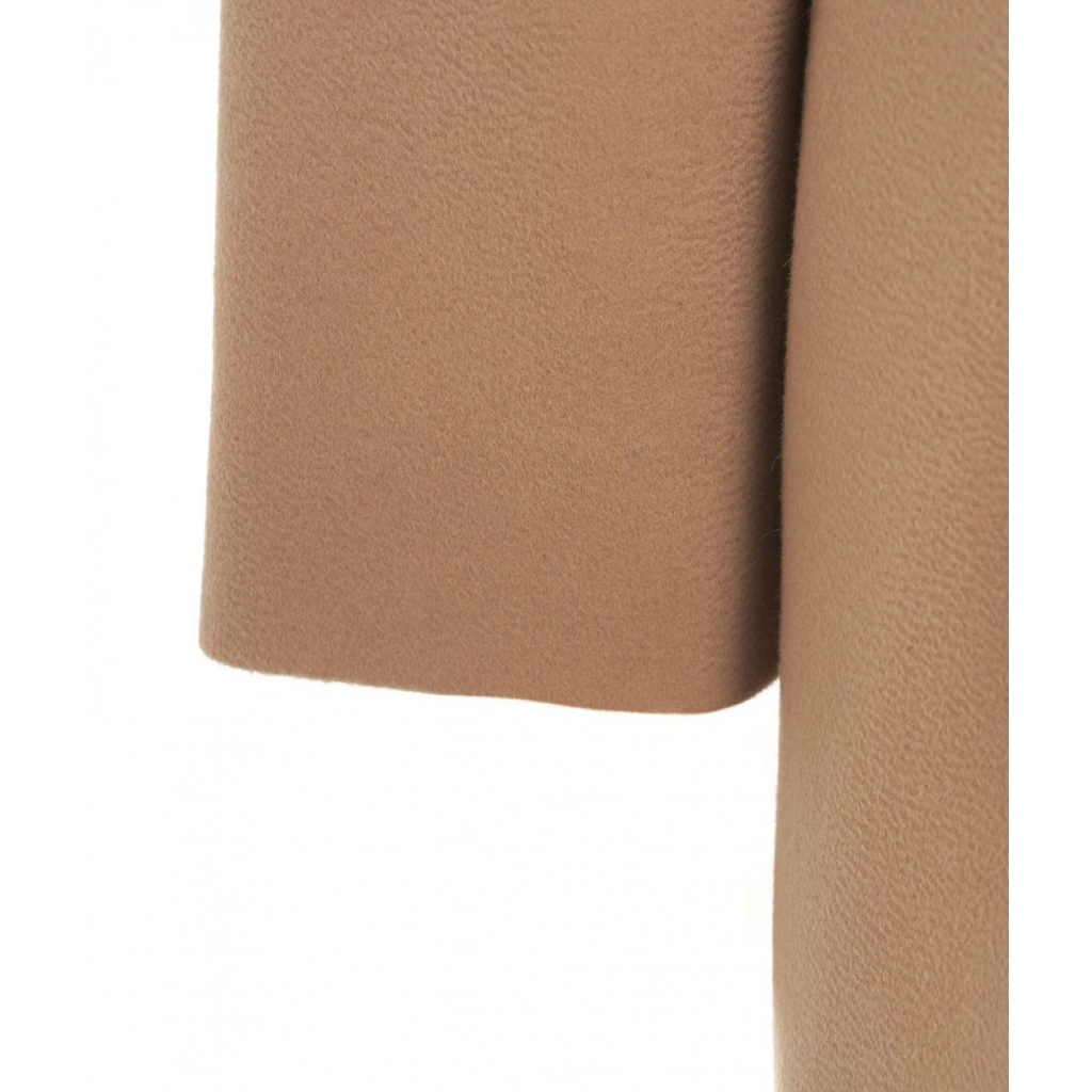 Cappotto in lana vergine Tigre Cammello
