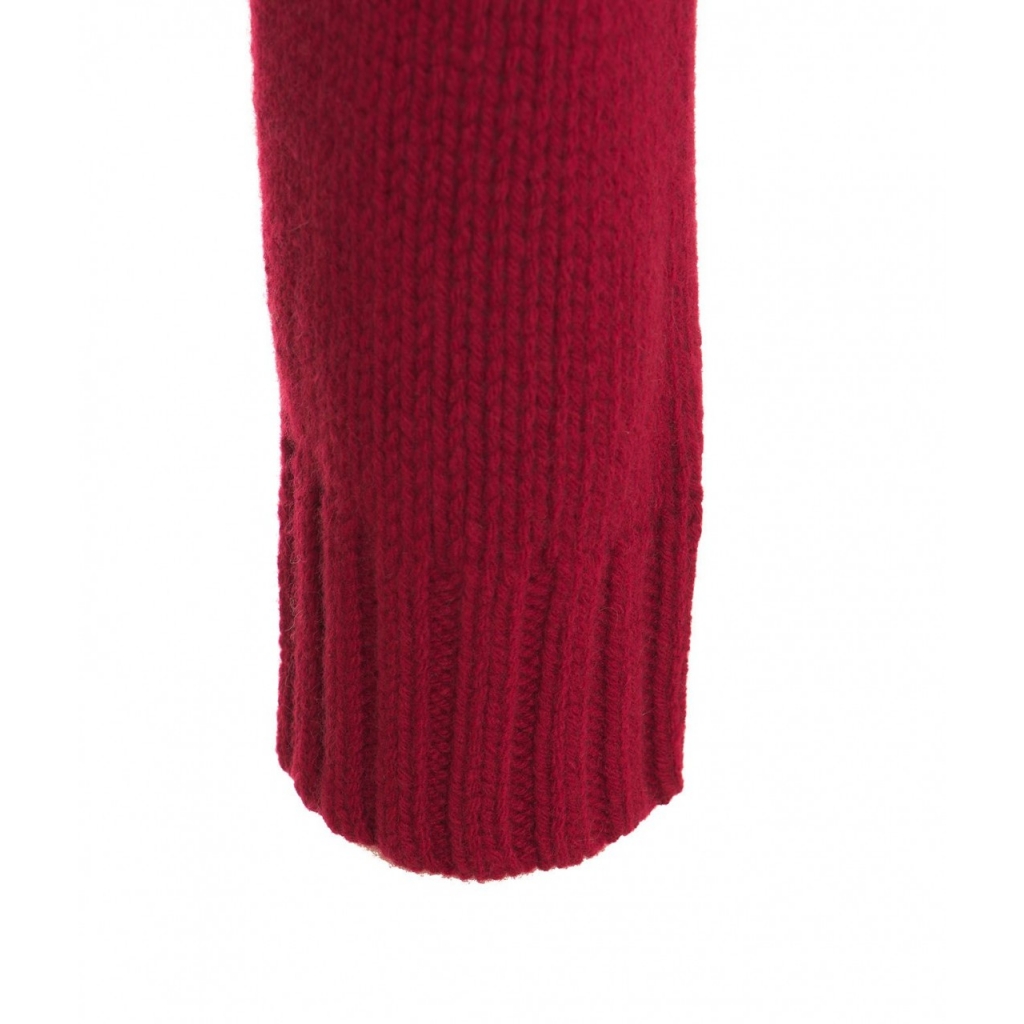 Maglia dolcevita cropped rosso