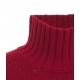 Maglia dolcevita cropped rosso