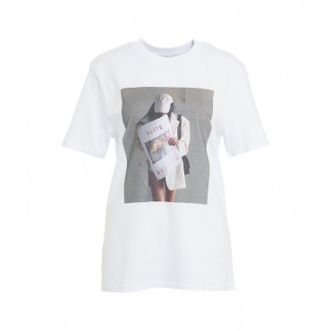 T-shirt Journal bianco