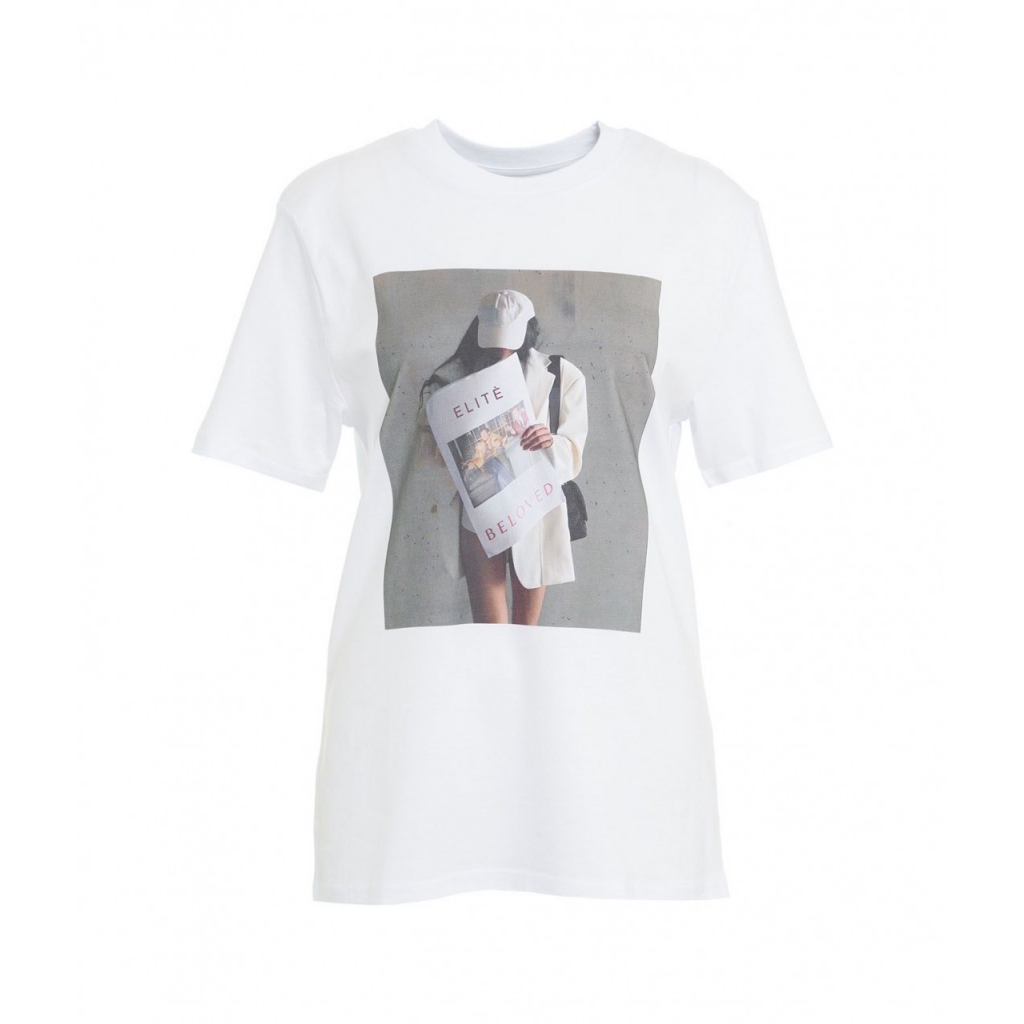 T-shirt Journal bianco