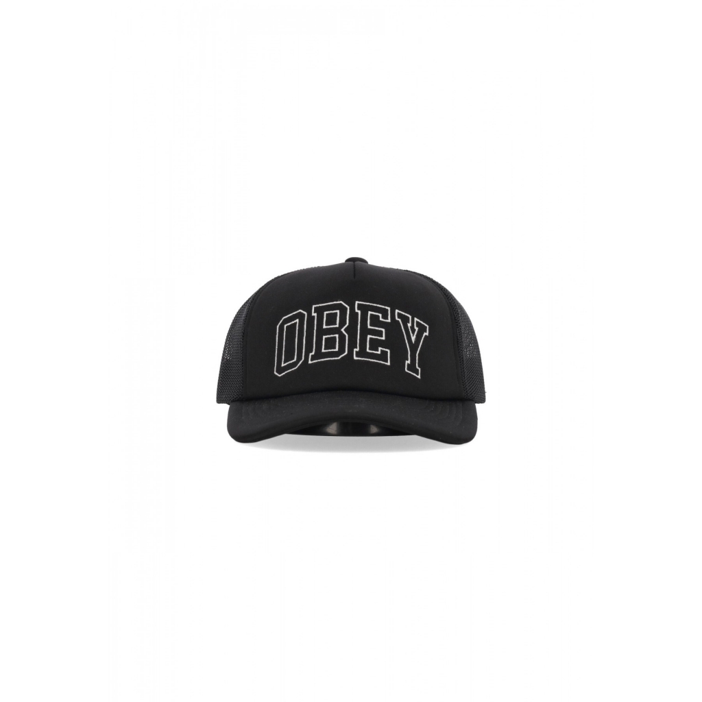 cappellino visiera curva uomo academy trucker BLACK