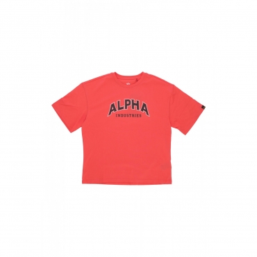 maglietta uomo college tee RADIANT RED