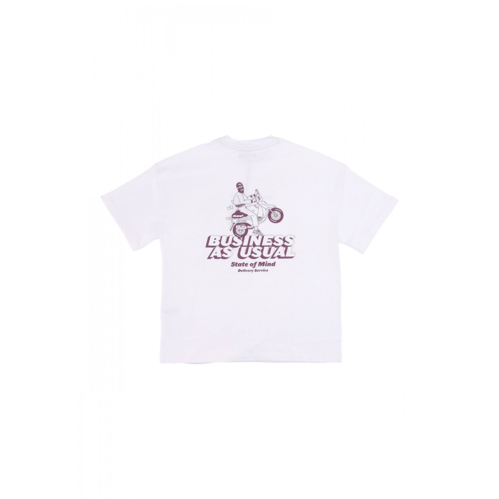 maglietta uomo business as usual WHITE