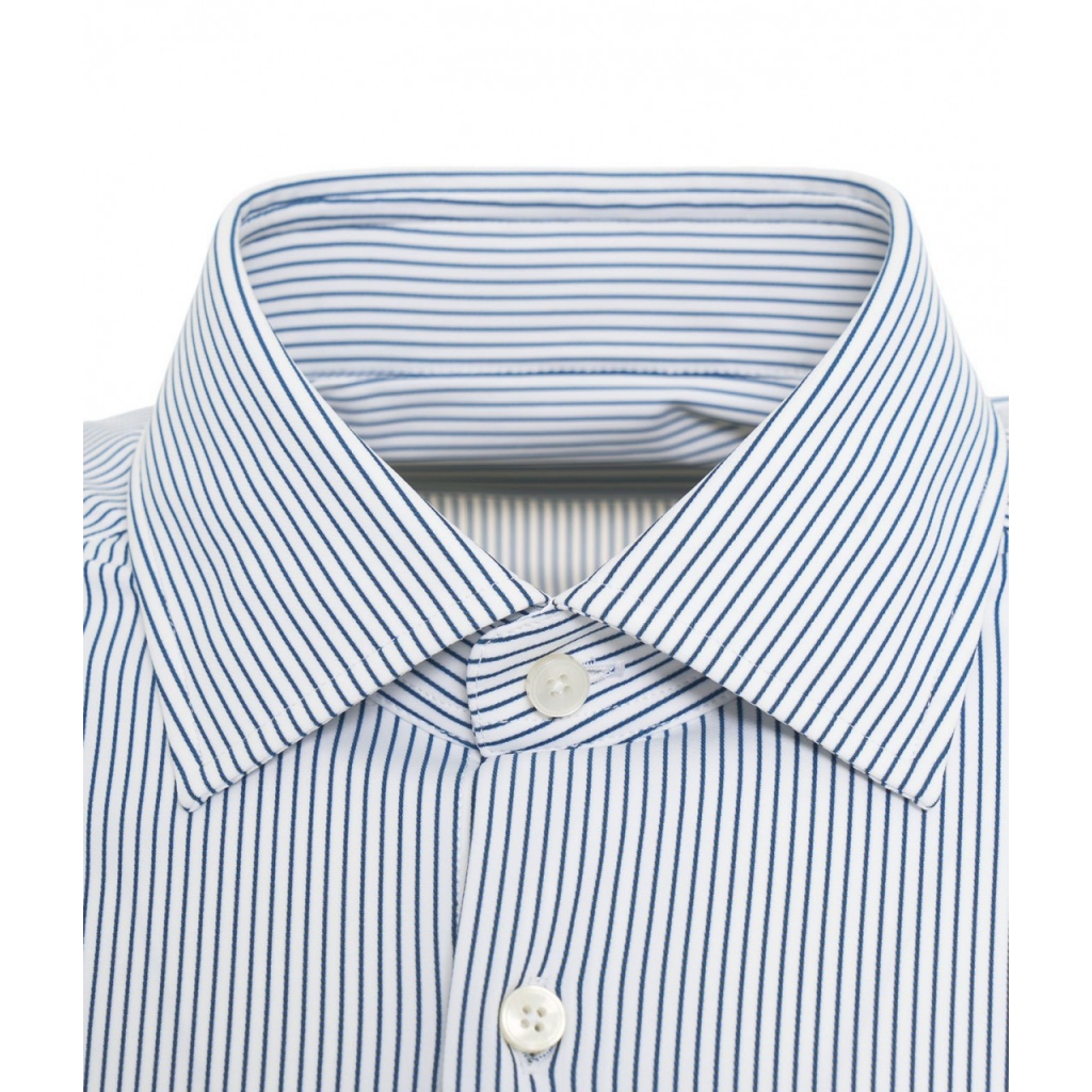 Camicia tailor in tessuto active blu
