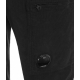 Pantaloni utility di velluto a coste nero