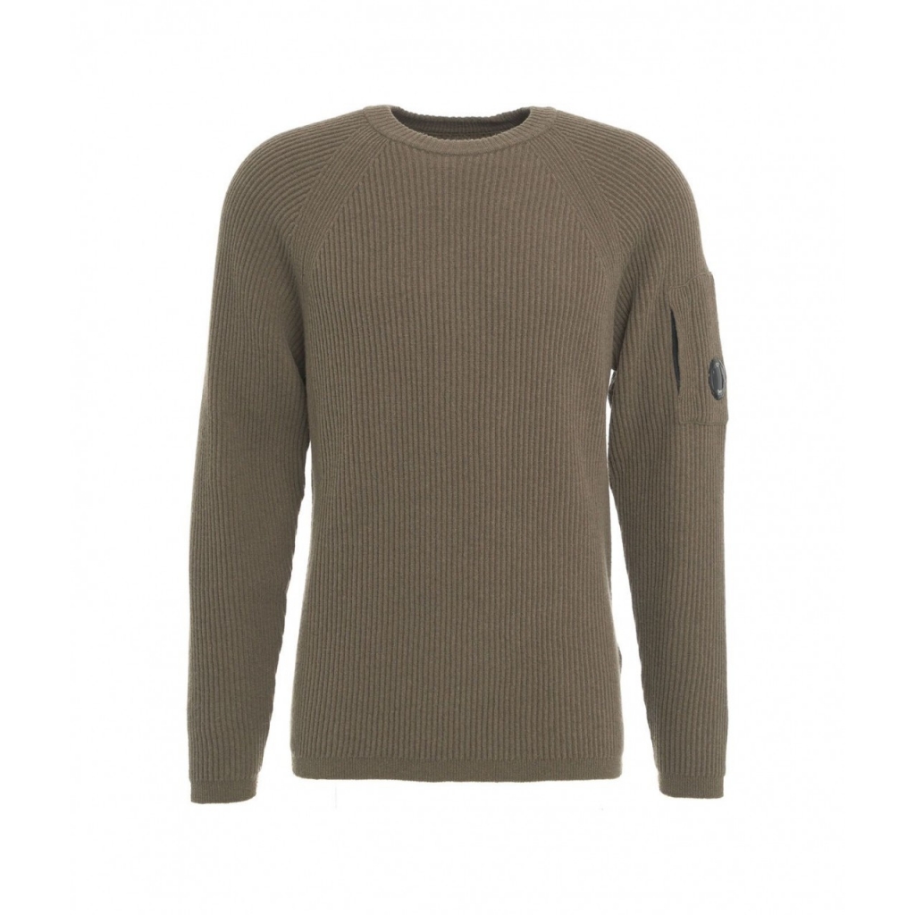 Maglione a coste verde