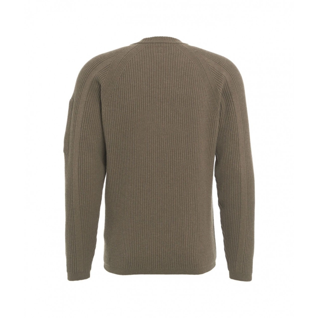 Maglione a coste verde