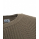 Maglione a coste verde