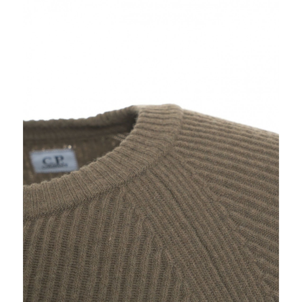 Maglione a coste verde