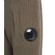 Maglione a coste verde