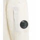 Maglione a coste bianco