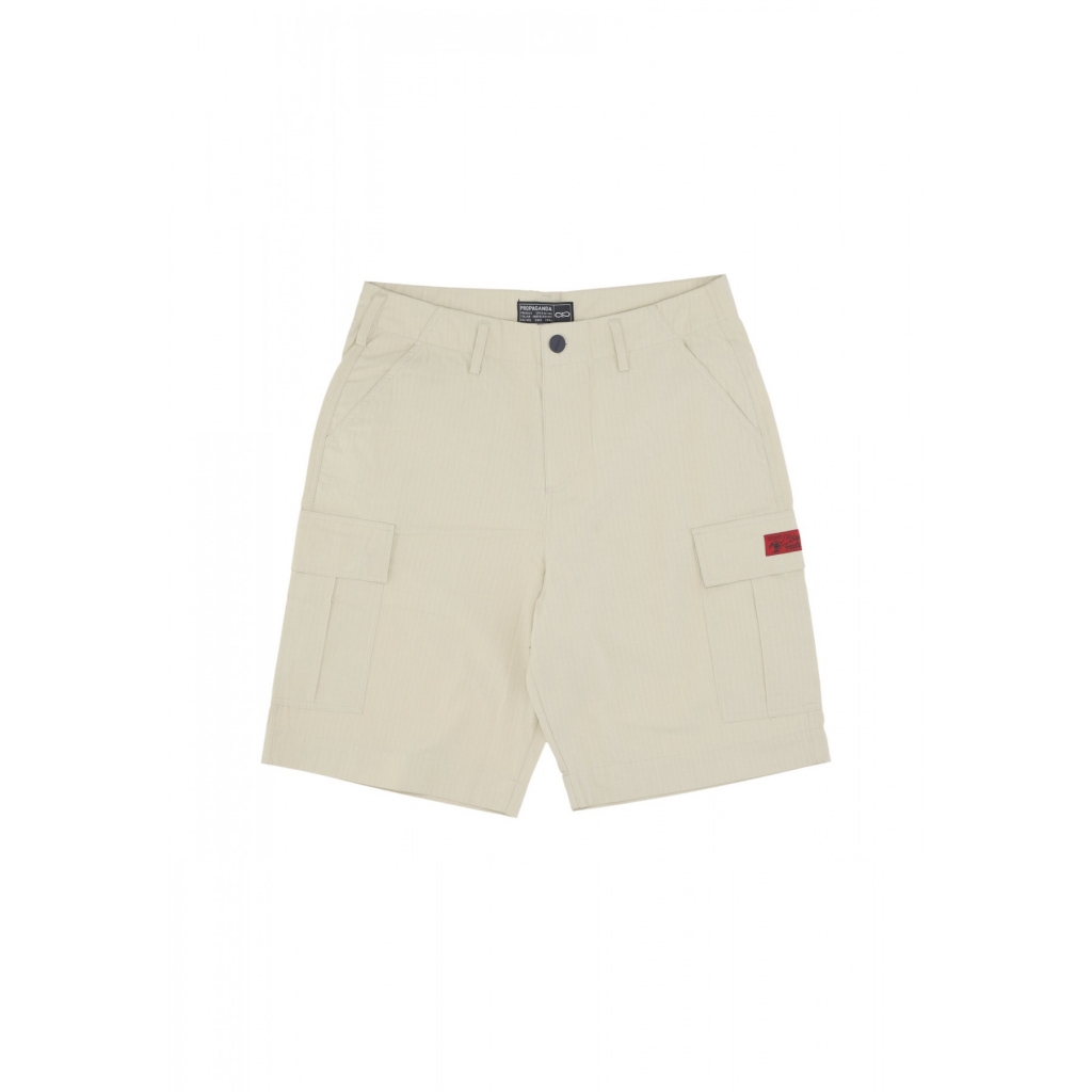 pantalone corto uomo desert commando cargo short ripstop GRAVEL