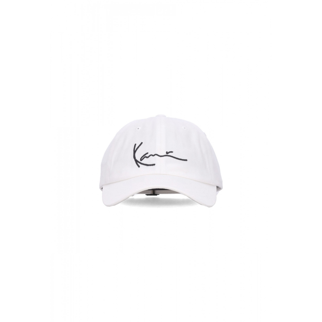 cappellino visiera curva uomo signature cap WHITE