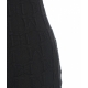 Abito in maglia con monogramma nero