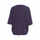 Maglia in cashmere viola