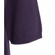 Maglia in cashmere viola
